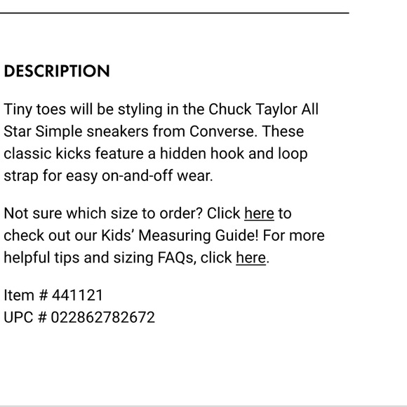 Chuck Taylor Converse All Star Simple Sneaker - Picture 9 of 10